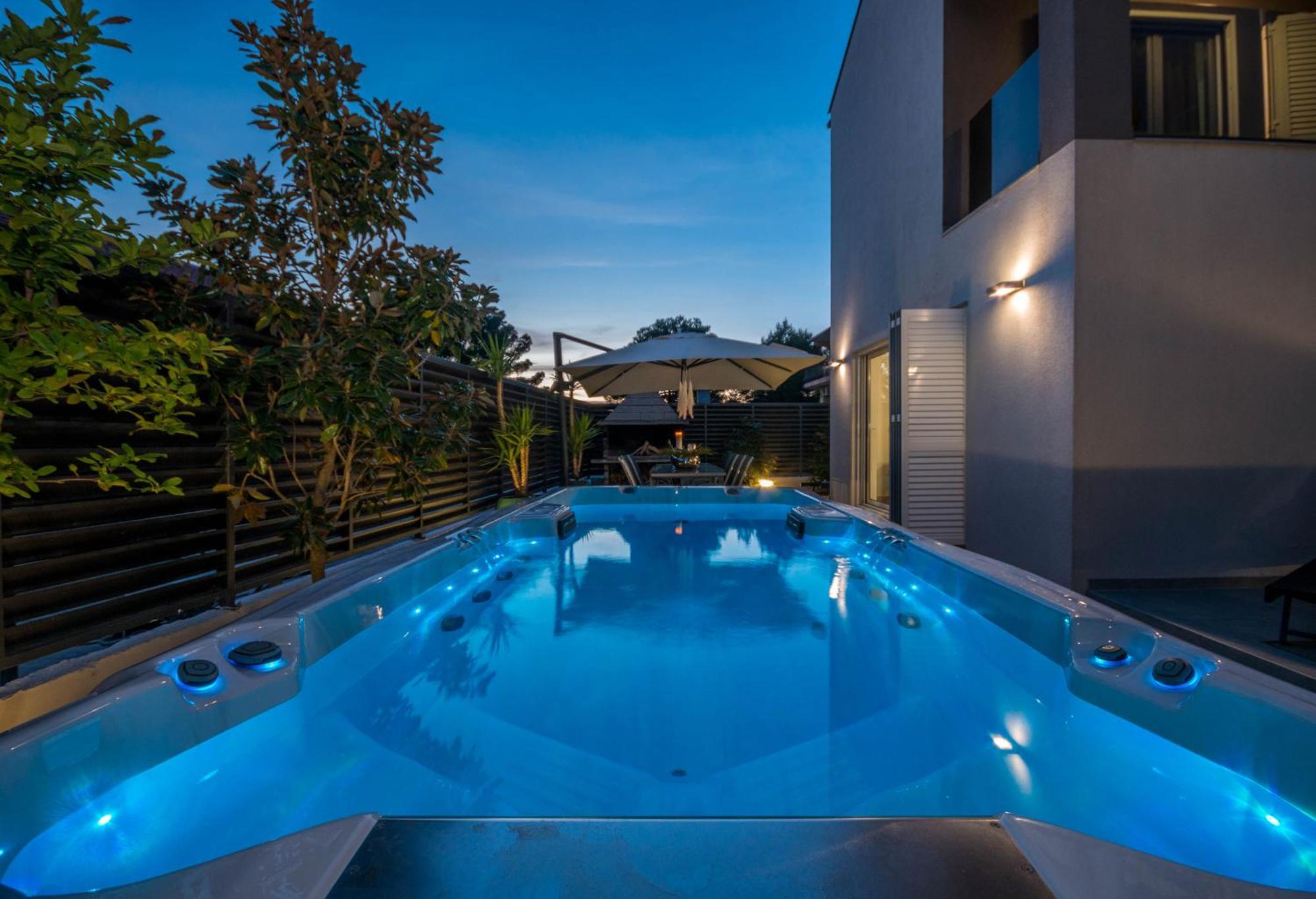 House With Pool Ledenko Daire Biograd Na Moru Dış mekan fotoğraf