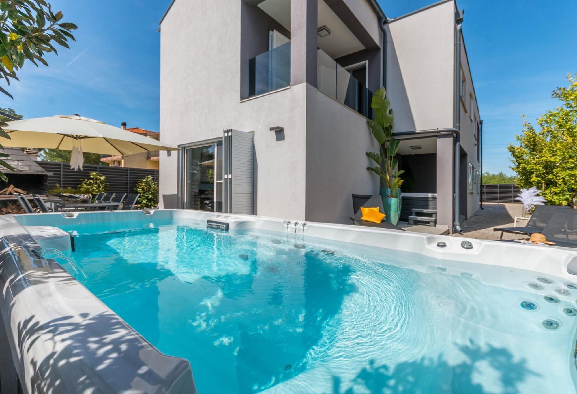 House With Pool Ledenko Daire Biograd Na Moru Dış mekan fotoğraf