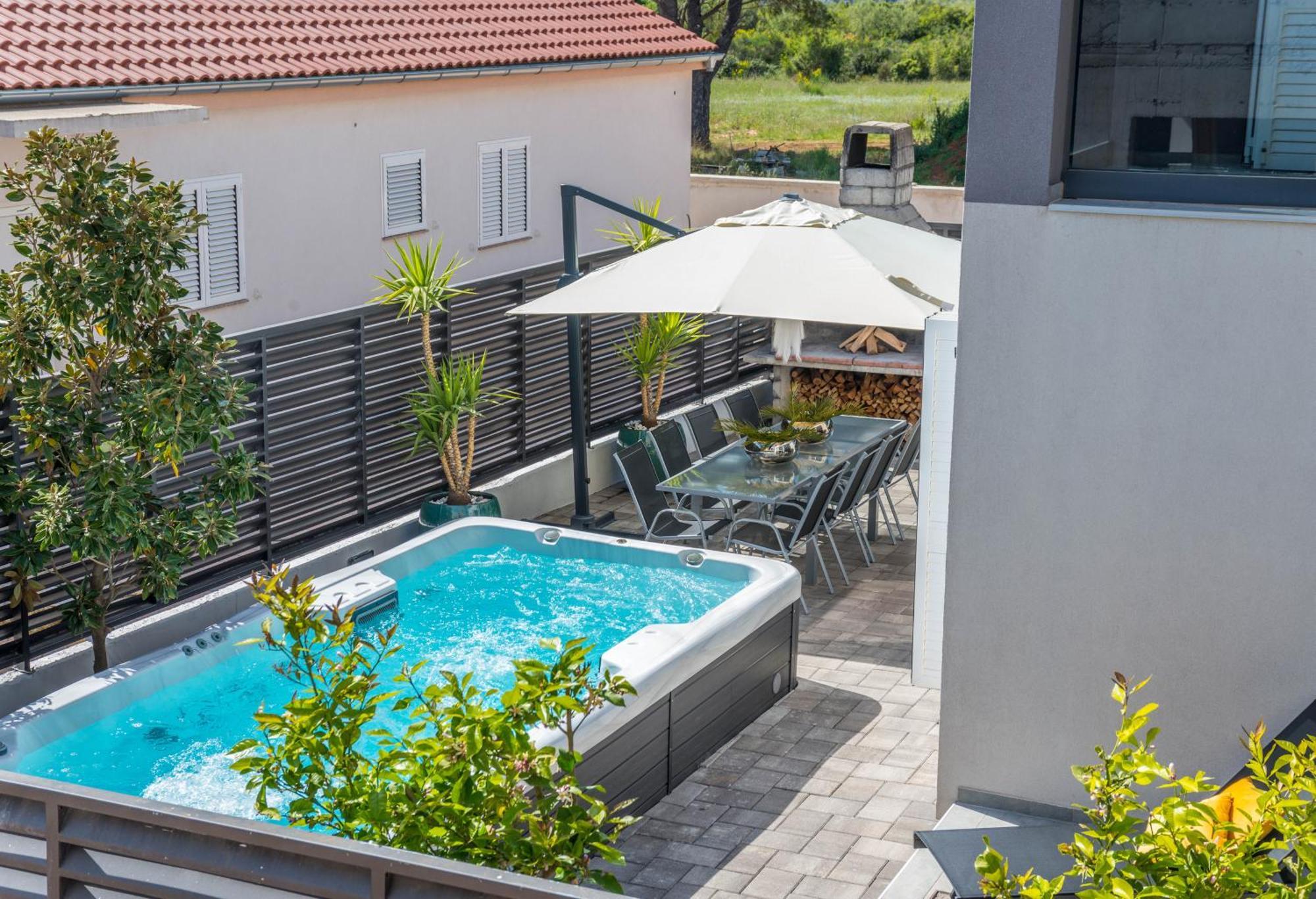 House With Pool Ledenko Daire Biograd Na Moru Dış mekan fotoğraf