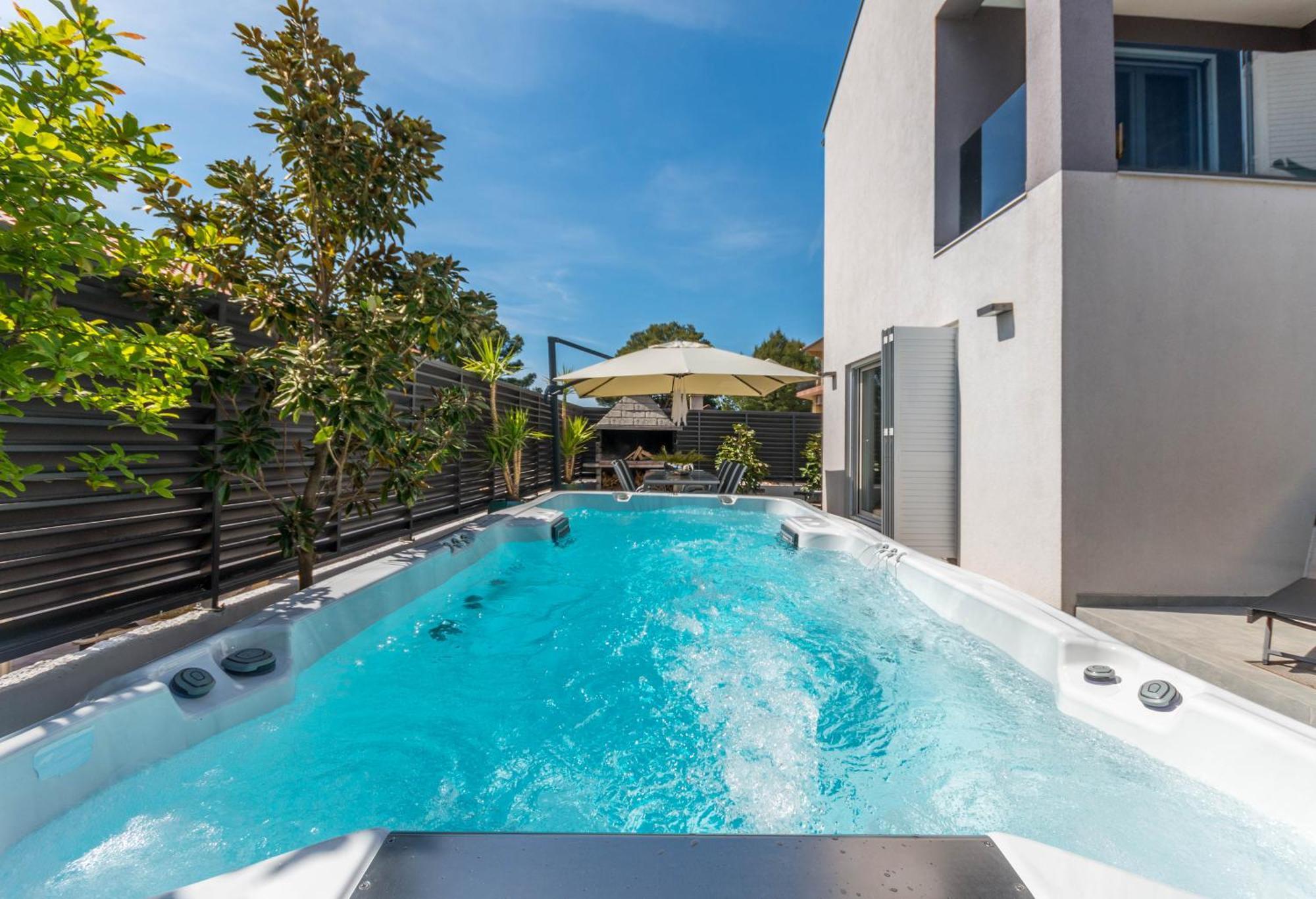 House With Pool Ledenko Daire Biograd Na Moru Dış mekan fotoğraf